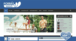 Desktop Screenshot of forrasradio.hu